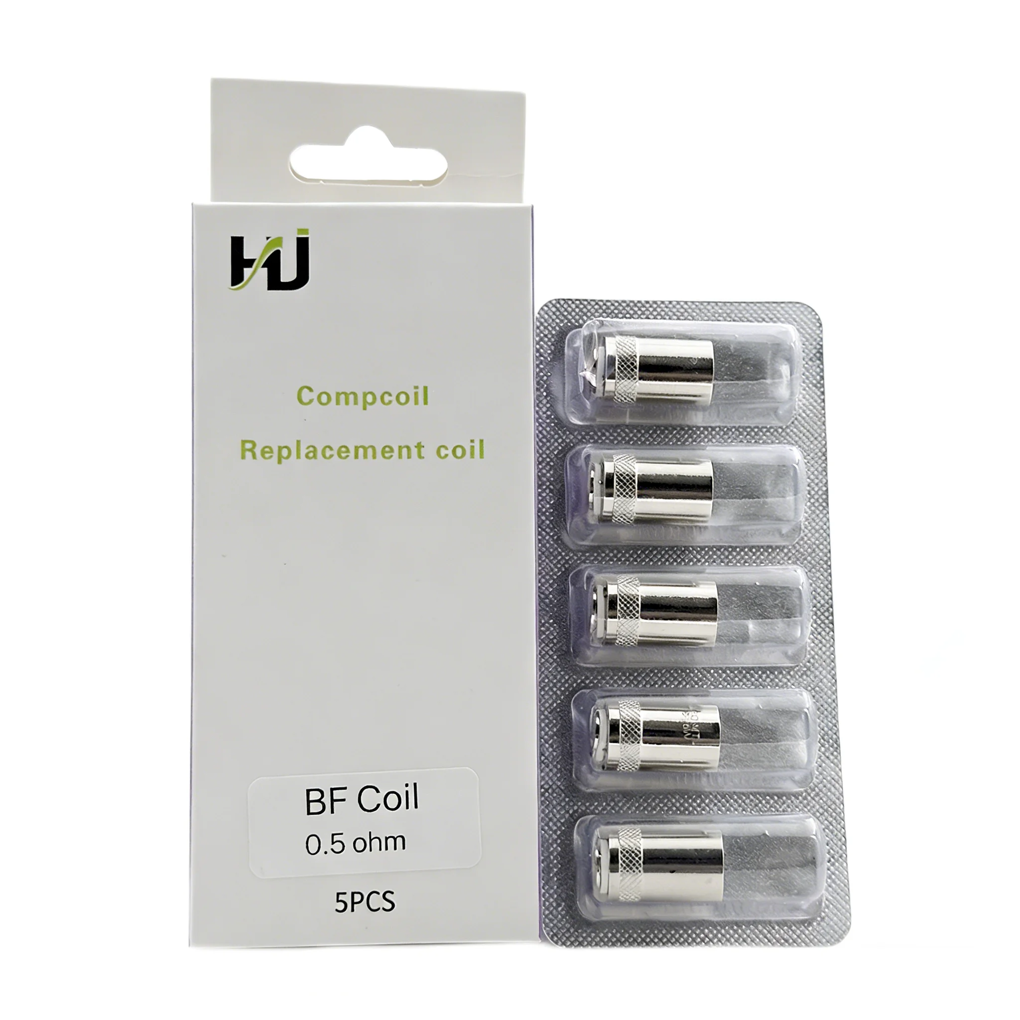 OEM CUBIS BF Coil EGO AIO 0.5ohm 0.6ohm SS316 EGrip/CUBIS/ EGO AIO/ Cuboid Mini Tank replacement coil - gallery image 2