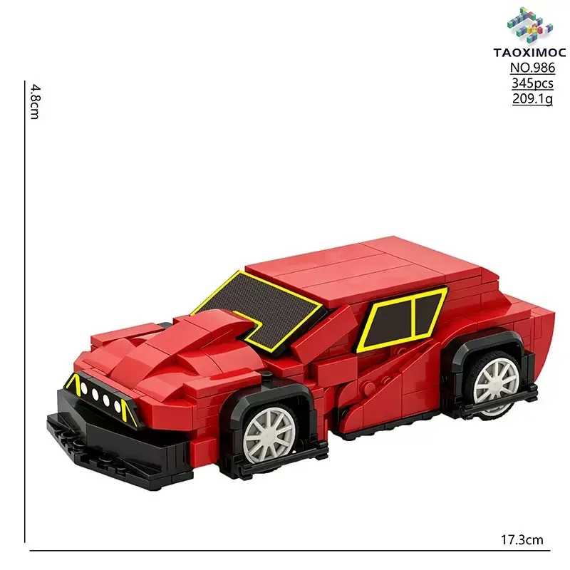 MOC Storm Chaser Vehicle Building Blocks Set Tornado Intercept Car Model Bricks Kit Educational Collectible Toy Christmas Gift