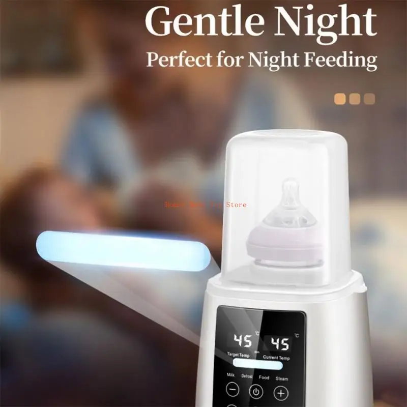 Calentador biberones J0PF con apagado automático, mantiene leche tu bebé a temperatura perfecta en todo momento