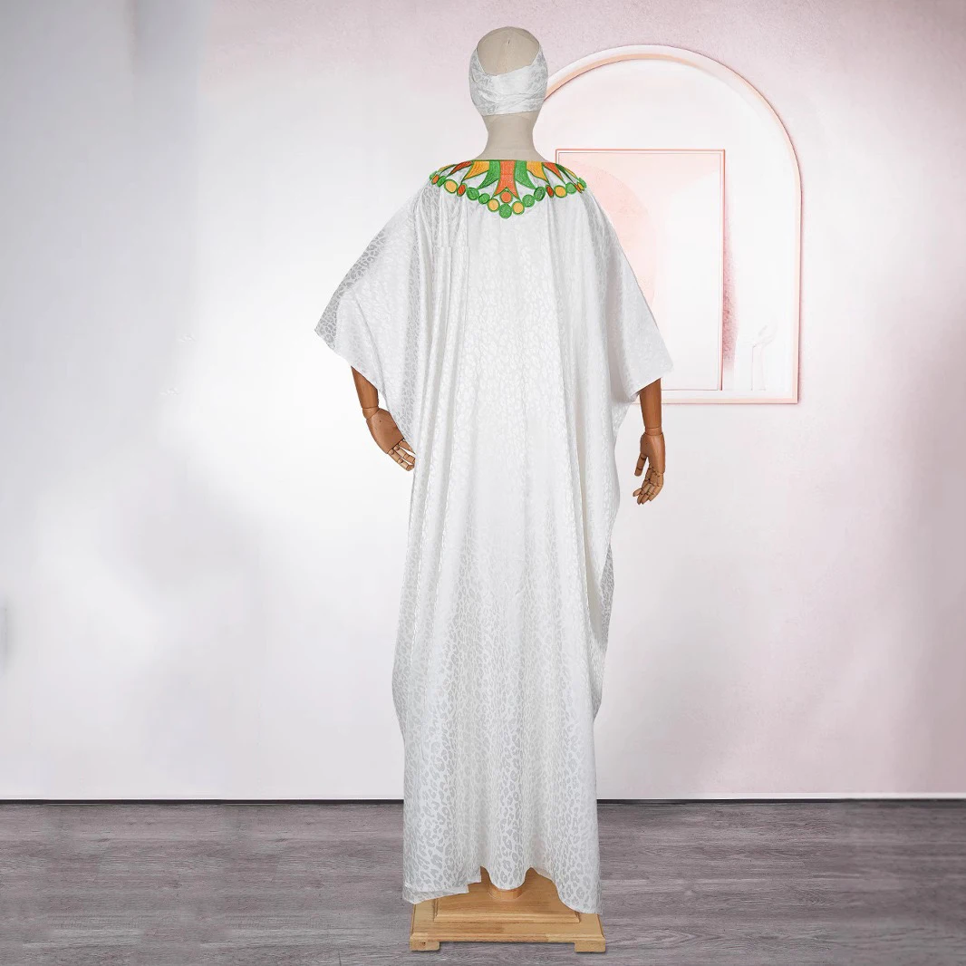 Branco abayas para as mulheres 2025 novo dubai muçulmano vestido de luxo caftan marocain vestido de festa de casamento boubou djellaba robes femme pano