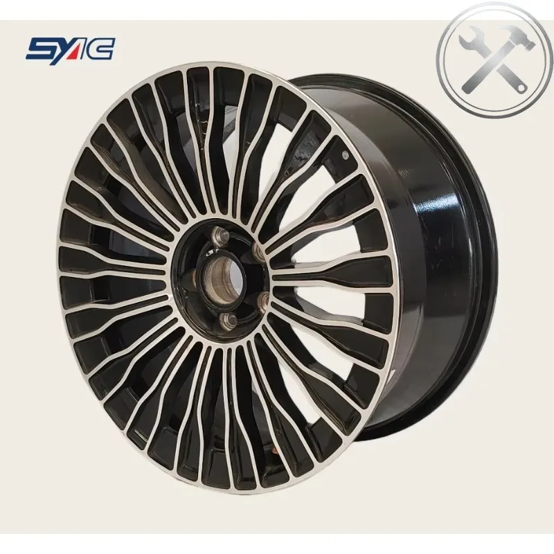 

OEM Factory Customized Forged Wheels 17 18 19 20 21 Inch 5 Holes Black Machined Multi Spoke Passenger Car Wheels Auto Refit Ri