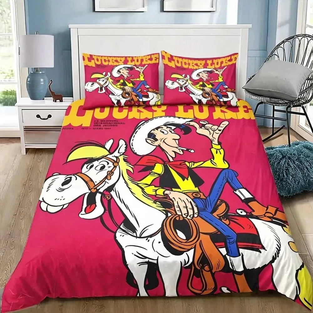 set-di-biancheria-da-letto-kawaii-lucky-luke-singolo-matrimoniale-queen-king-size-set-copripiumino-per-adulti-e-ragazzi-set-lenzuola-3d-anime