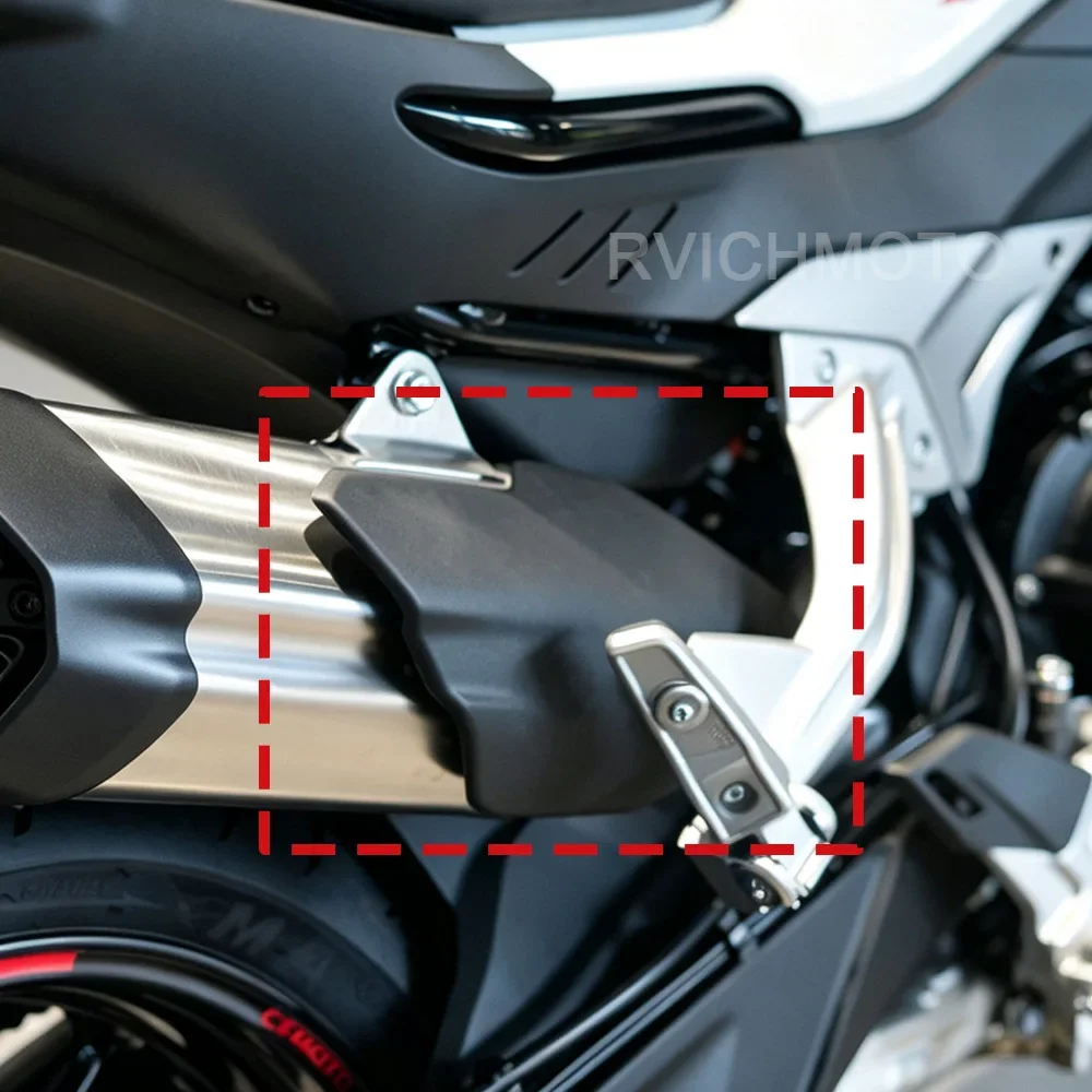 For CFMOTO 800NK Motorcycle Exhaust Heat Shield Anti Scald Protective Cover NK800 800 NK Pipe Insulation Sleeve Guard Mod Parts