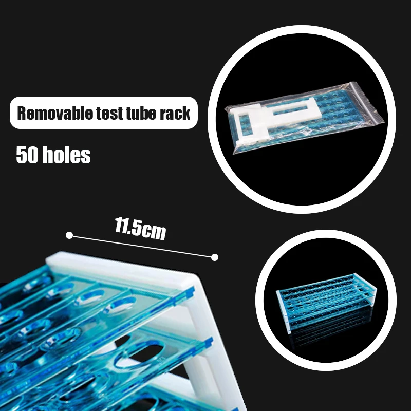 50 Holes Test Tube Rack Tubes Display for Laboratory Laboratory Sample Pipe Rack Teaching Supplies