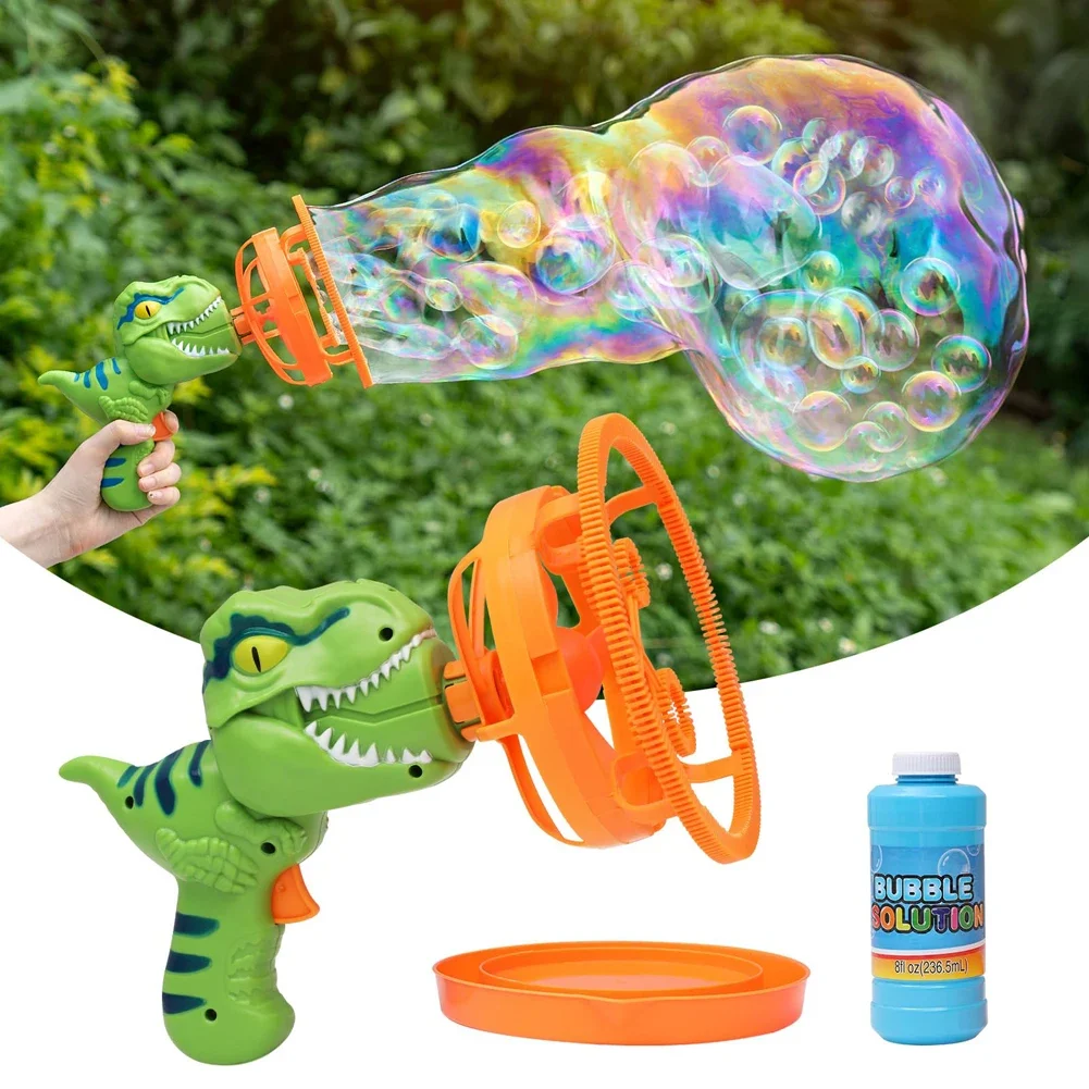 Bubble Machine Dinosaur Machine Speelgoed Geschikt voor kinderen en peuters Gun Party Gifts Verjaardag