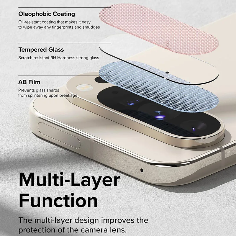Back Rear Camera Lens Protector for Google Pixel 9 Pro XL Pixel9 Pixel9Pro Cover Screen Protector Lens Tempered Glass Ring Film