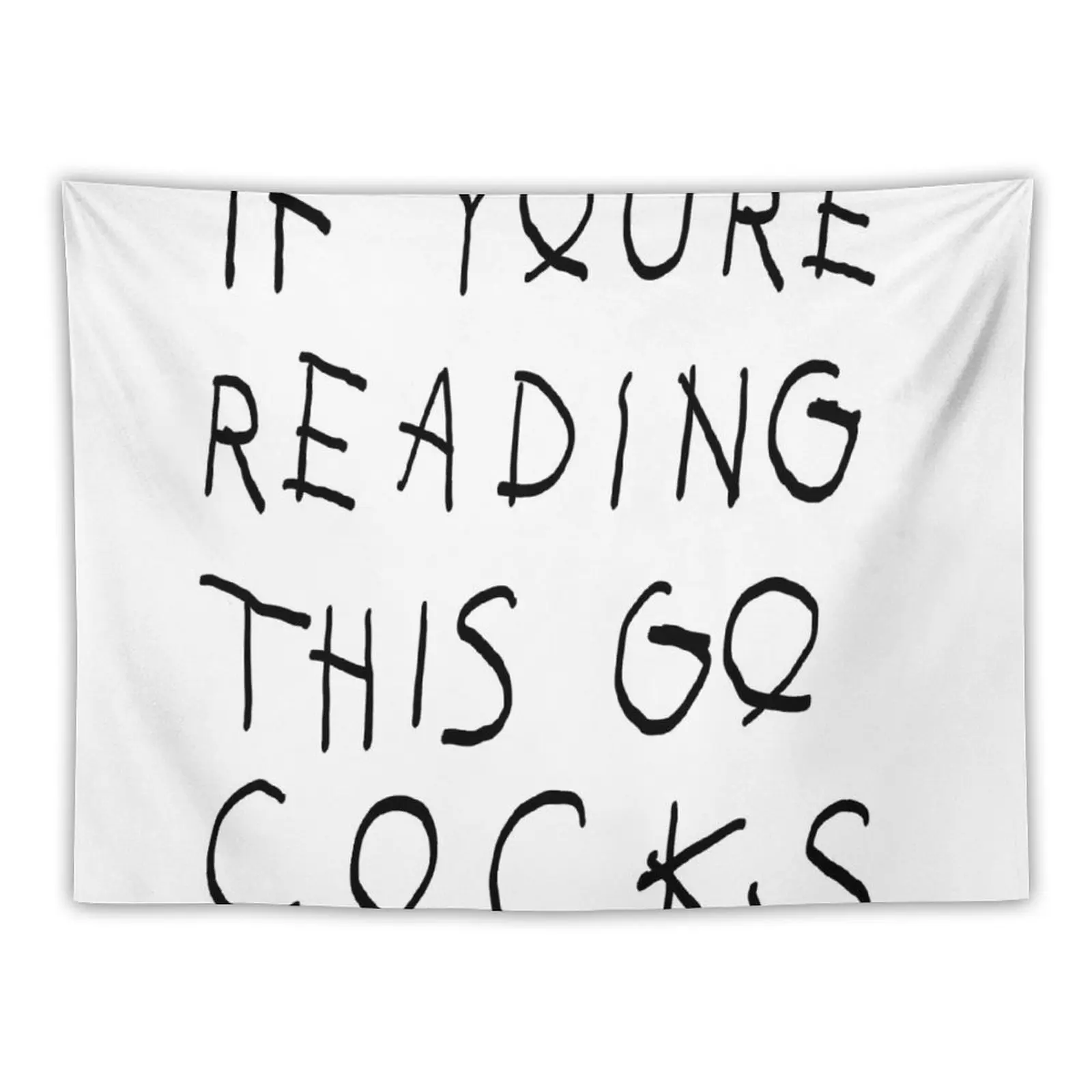 

New If You're Reading This Go Cocks Tapestry Carpet On The Wall Decoration Wall Living Room Decoration Decorations For Room