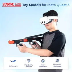 For Meta Quest 3 Gun Stock VR Controller Magnetic Gunstock Stand Enhanced FPS Gaming Experience For Oculus Quest3 VR Accessories