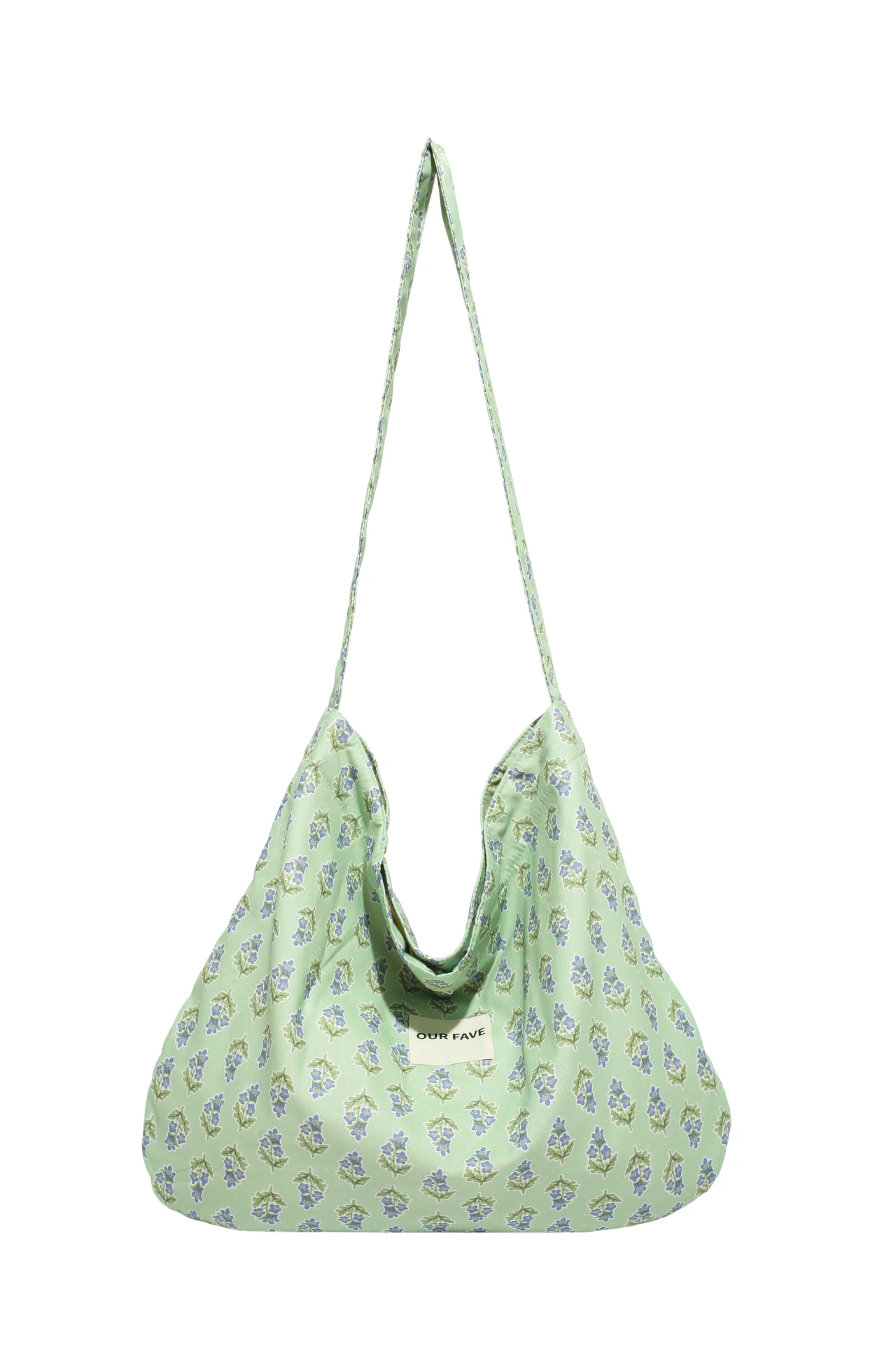 

Handbag from china.Large-capacity lazy wind girl floral slung cloth bag 2025 new tide Joker leisure go out shopping big bag