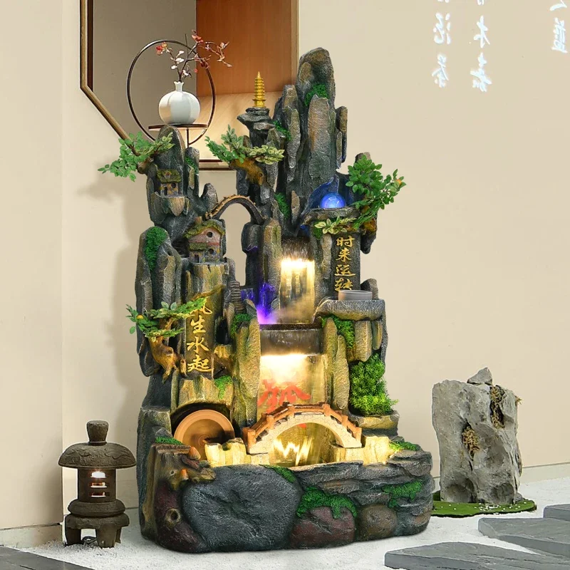 

Feng Shui Lun Zhao Cai Shui Shui Fountain Landscape Fish Pond Landing Decoration Living Room Courtyard