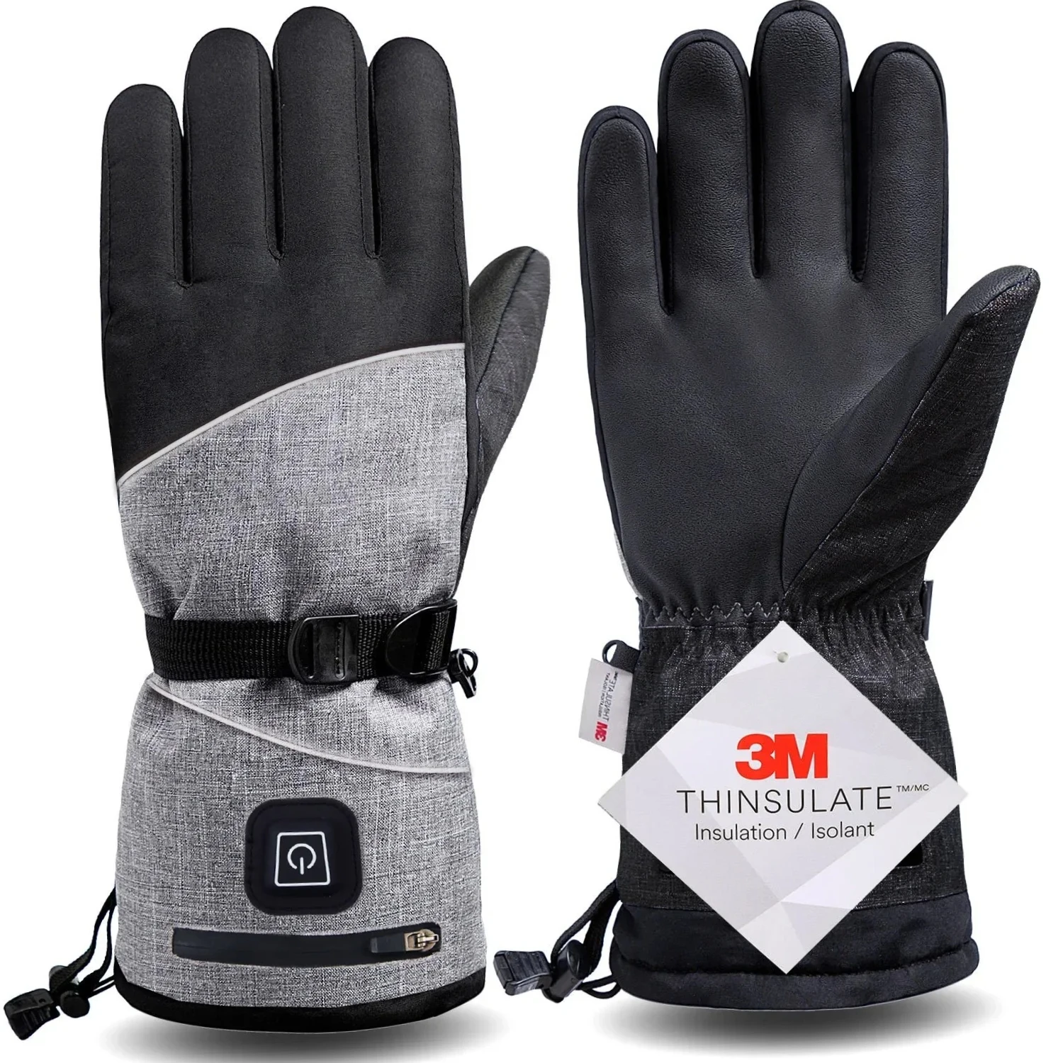 

3M Cotton Heating Gloves Winter Hand Warmer Electric Thermal Gloves Waterproof Heated Cycling Motorcycle Bicycle Ski Outdoor