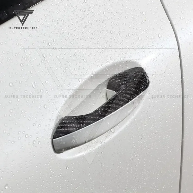 Dry Carbon Fiber Door Handle For Mercedes Benz