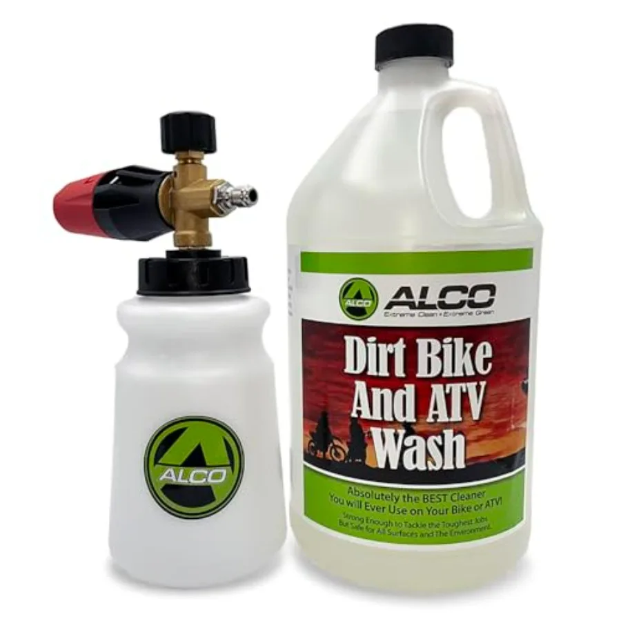 

Средство для мойки мотоциклов и квадроциклов, 1 галлон (32 унции), с пенной насадкой премиум-класса, синего цвета, для высокоэффективной очистки и длительного действия.