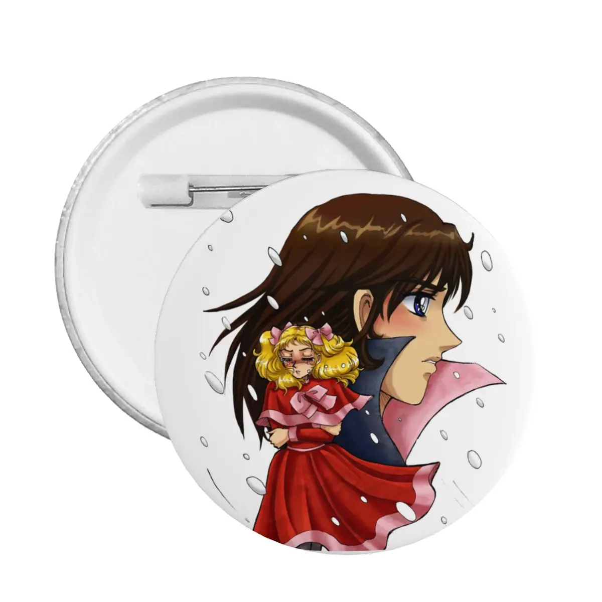 

Манга конфеты заколка задние пуговицы для одежды настраиваемые махровые, снежные значки Броши Pinback