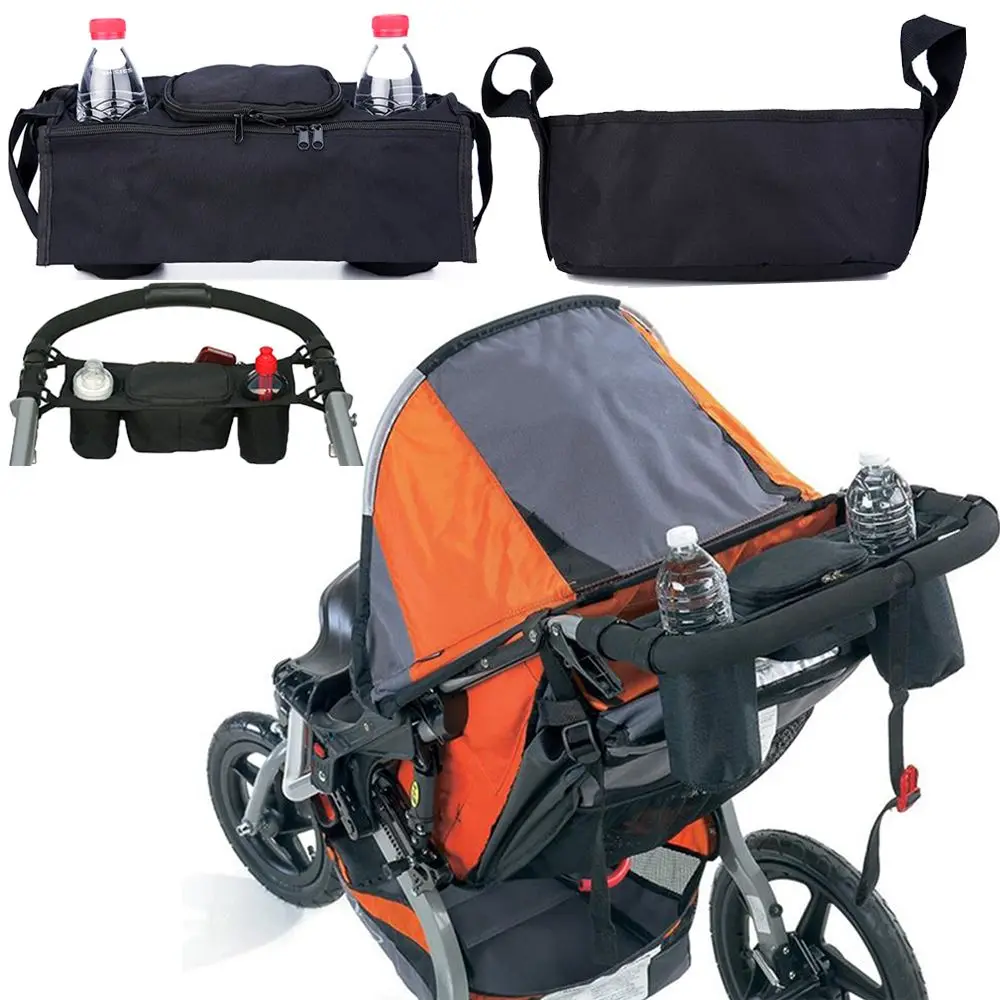 

Bottle Stroller Accessories Storage Bag Baby Pram Bottle Cup Holder Carriage Bag Infant Nappy Bags Baby Stroller Organizer