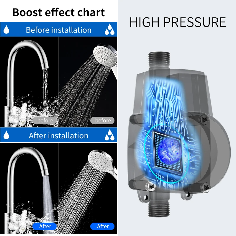Booster pump, household fully automatic self-priming pump, tap water pump, whole house pipeline booster pump