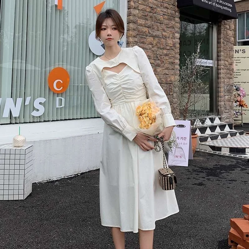 

Весенний ретро-дворный дизайн, шило, топ, плиссированный ремень, Sk Chic Faion, комплект для женщин, зимняя коллекция, футболка, костюм