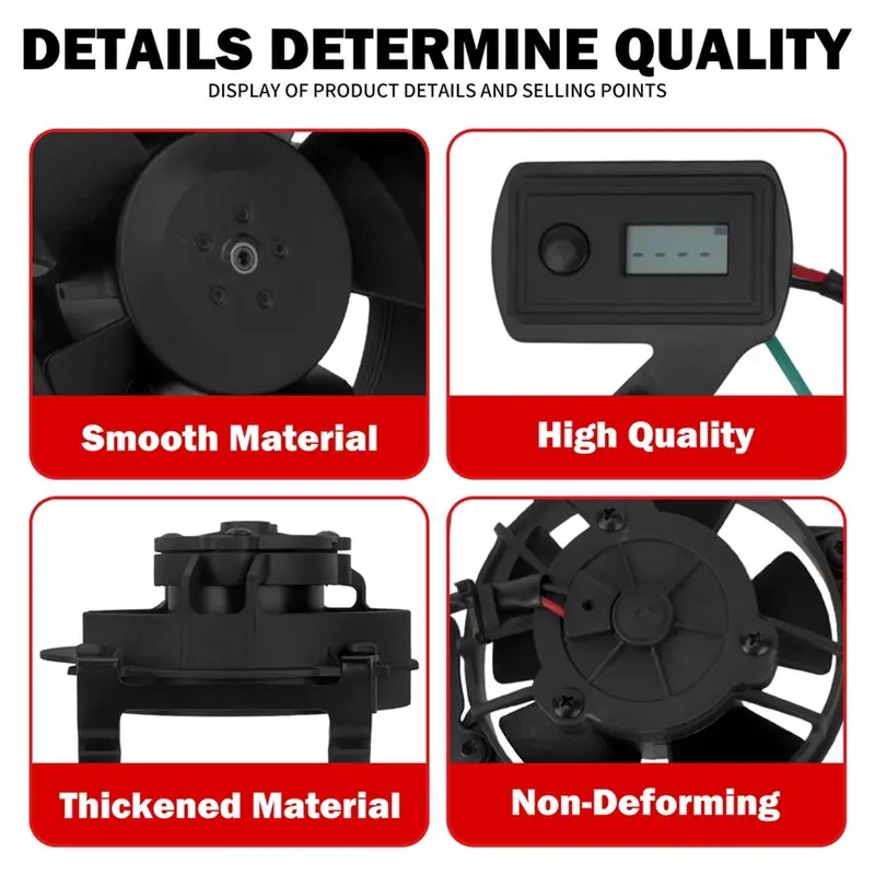 NEW HOT in Stock-Motorcycle Radiator Cooling Fan Coolflow Assembly For Yamaha WR450F 2012-2014 2015 Engine Cooler Fan Set