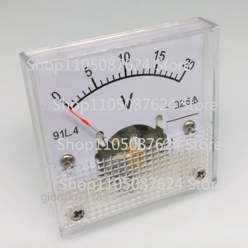 

ZZZ AC 0 ~ 20V Square Analog Volt Pointer Needle Panel Meter Voltmeter 91L4