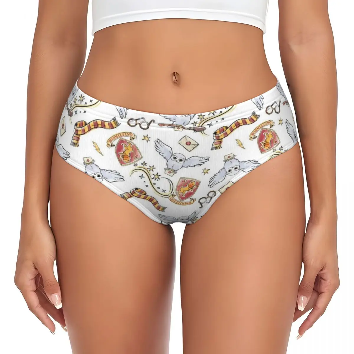 Bragas cortas personalizadas de Harrys Magic Adventure Movies Potters, ropa interior elástica para mujer, calzoncillos de regalo para el Día de San Valentín