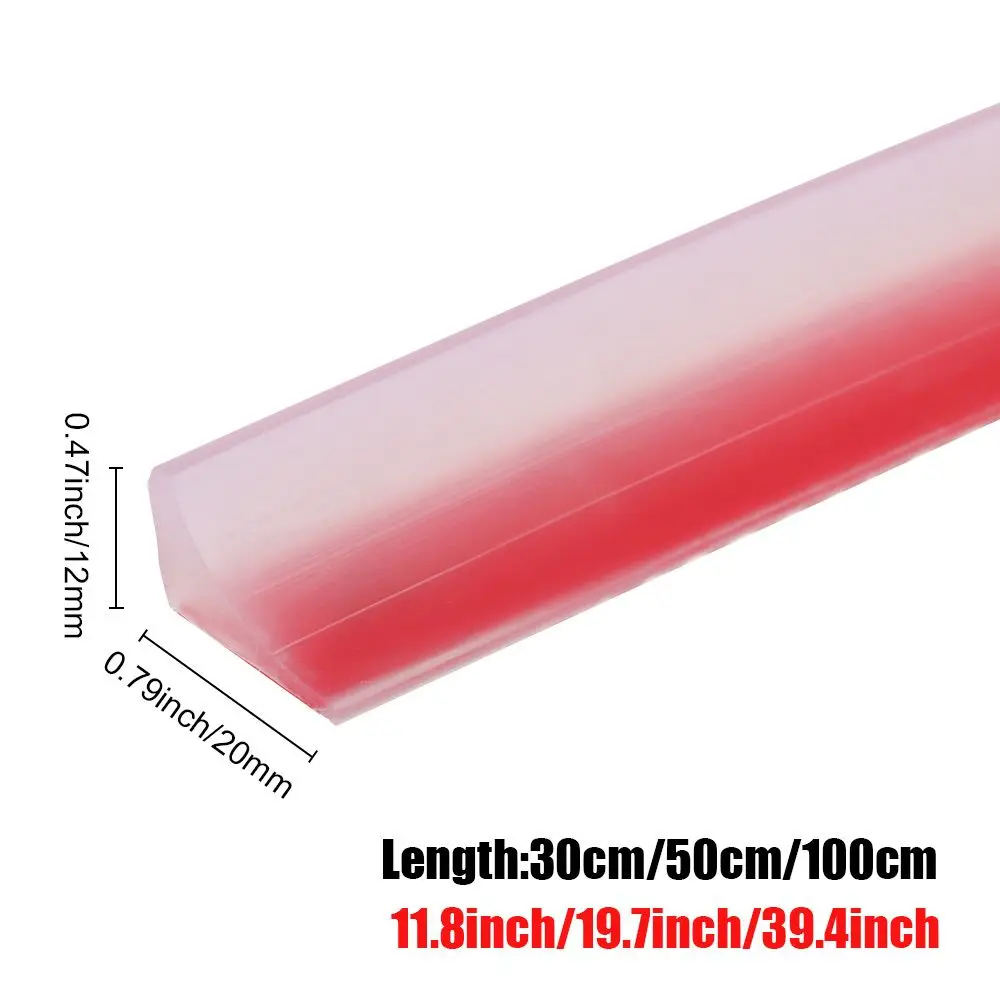 30-120cm Bathroom Water Stopper Silicone Retaining Strip Water Shower Dam Flood Barrier Dry And Wet Separation Blocker