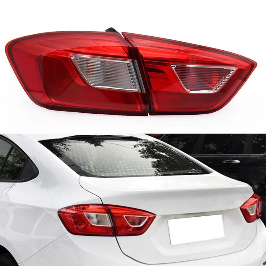 

Wooeight 1Pc Car Rear Bumper Tail Light Stop Brake Lamp Left/Right Reversing Signal Lamp Fit For Chevrolet Cruze 2016 2017 2018