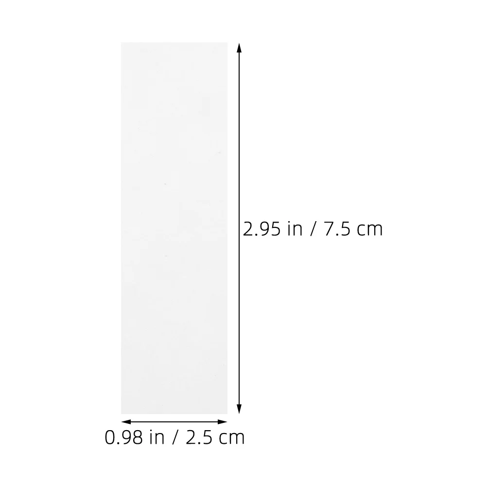 100Pcs Chemistry Experiment Paper Strips Laboratory Absorbent Paper Blotting Sheet Experiment Accessories Science Supplies