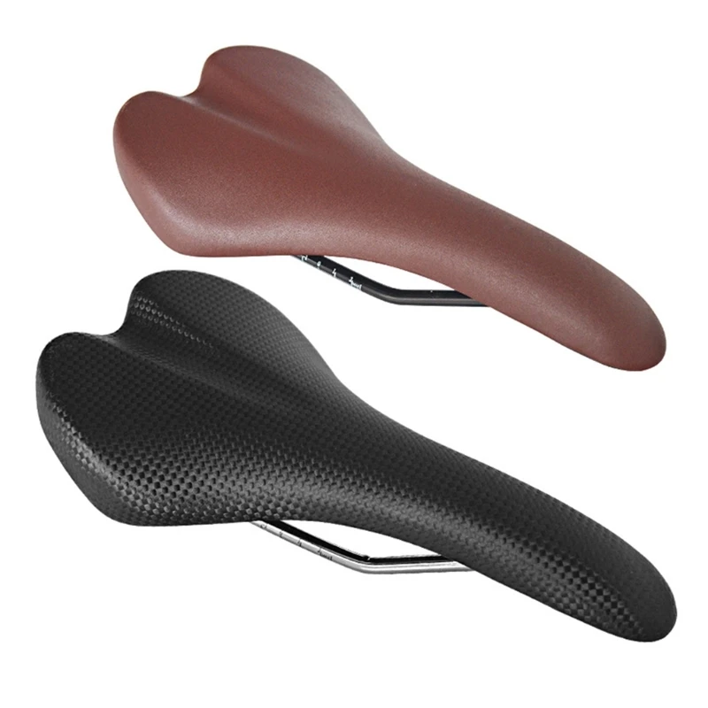 

Vintage PU Leather Bike Saddle Pad Breathable Comfortable Bicycles Cushion