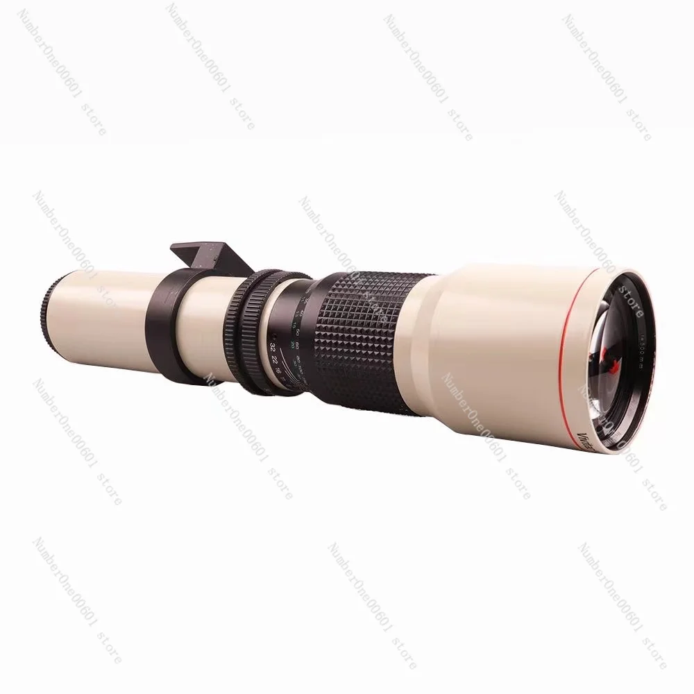 500mmf8-f32 Manual Lens Fixed Focus SLR Lunar Telescope Suitable for Canon Sony Cameras