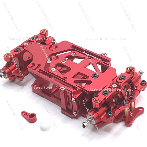 

RC01 Competitive Grade 1/28 Full Metal RC Car Frame Rear Wheel Drive Drift Mosquito Car DIY Model Modification Frame 1pcs