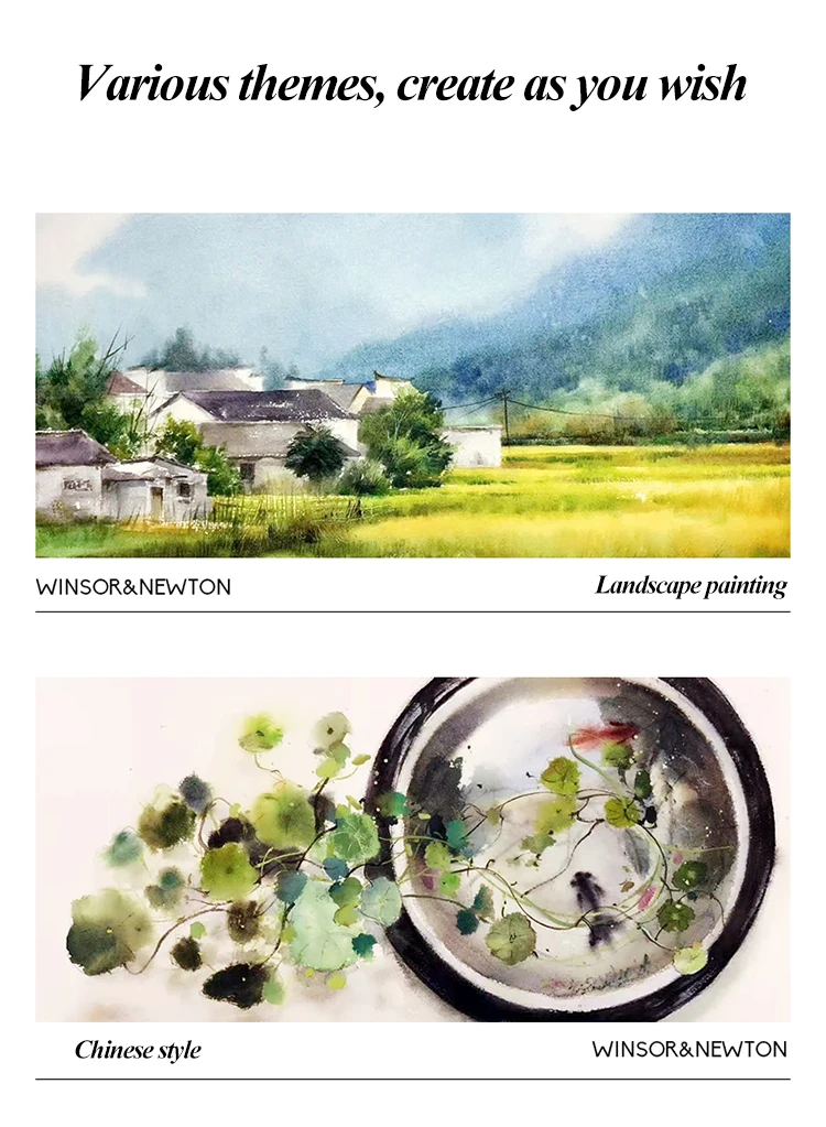 Winsor & Newton 36 Farben Professionelles Aquarellfarben-Set, Pigment, 10 ml, Wasserfarben, Malerei, Kunstbedarf für Künstler – Detail 7