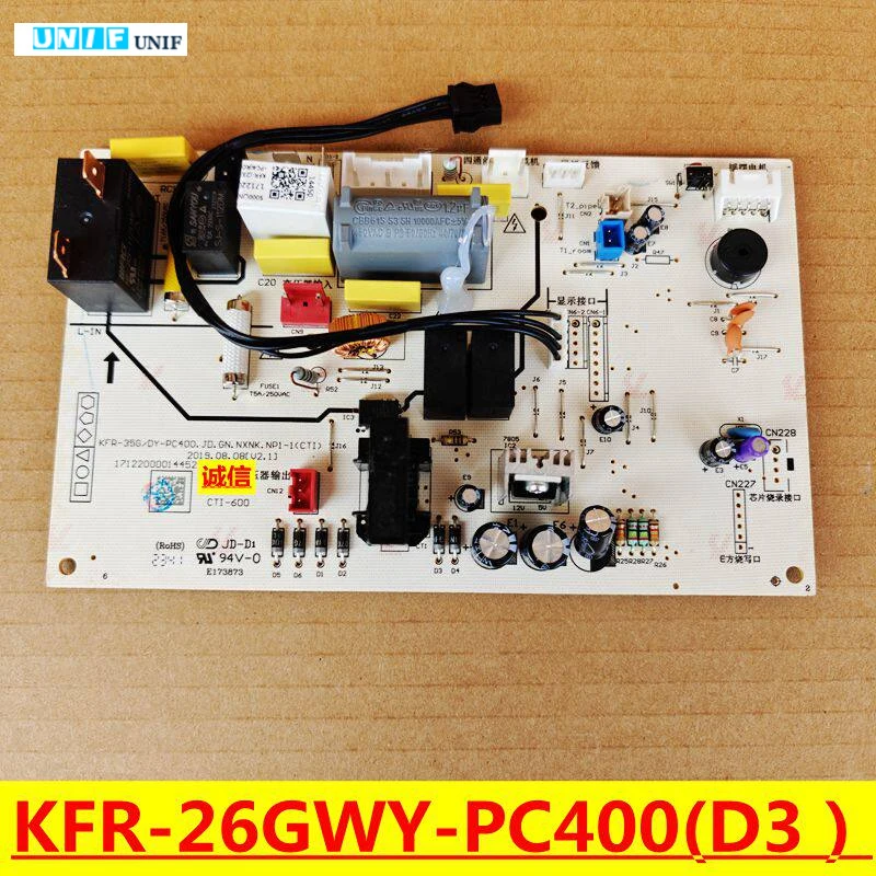 

Оригинальная внутренняя плата управления для кондиционеров Midea KFR-26GW/Y-PC400(D3) KF-35G/DY-PC400