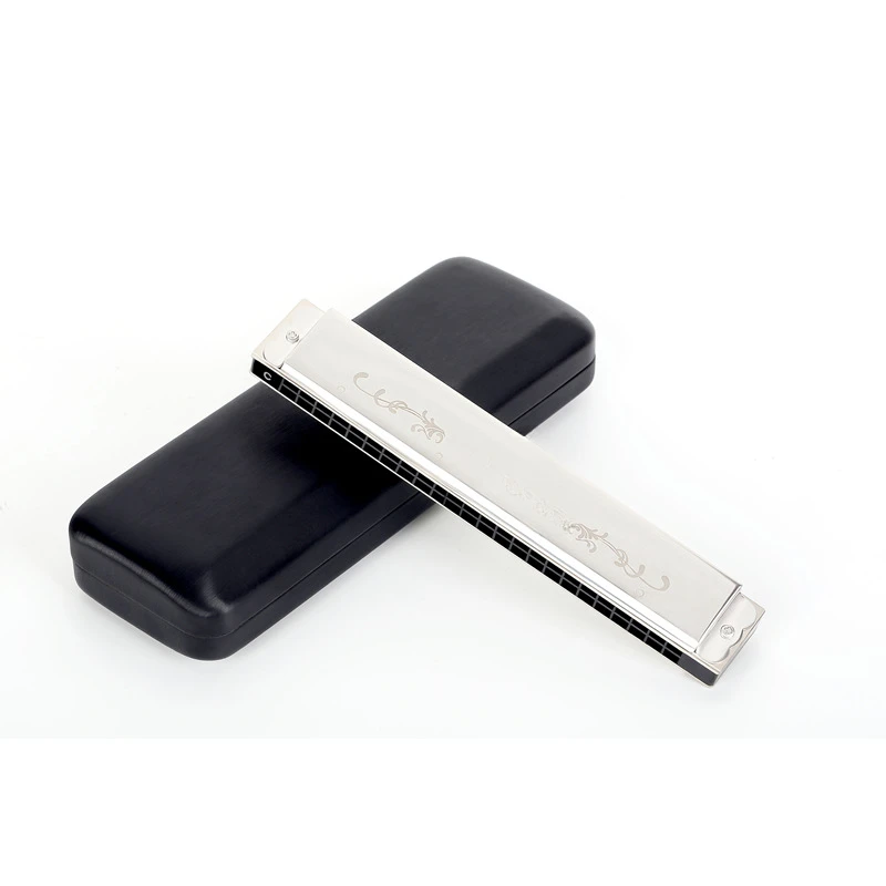 

24-Hole polyphonic harmonica adult professional musical instrument hot-selling product source manufacturer