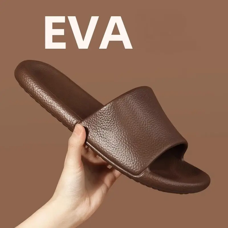 

Men's Eva Slippers for All Seasons, Silent and High-End, Light Luxury, Suitable for Couples, Home Use, Non-Slip Bathroom Slippers for Women
