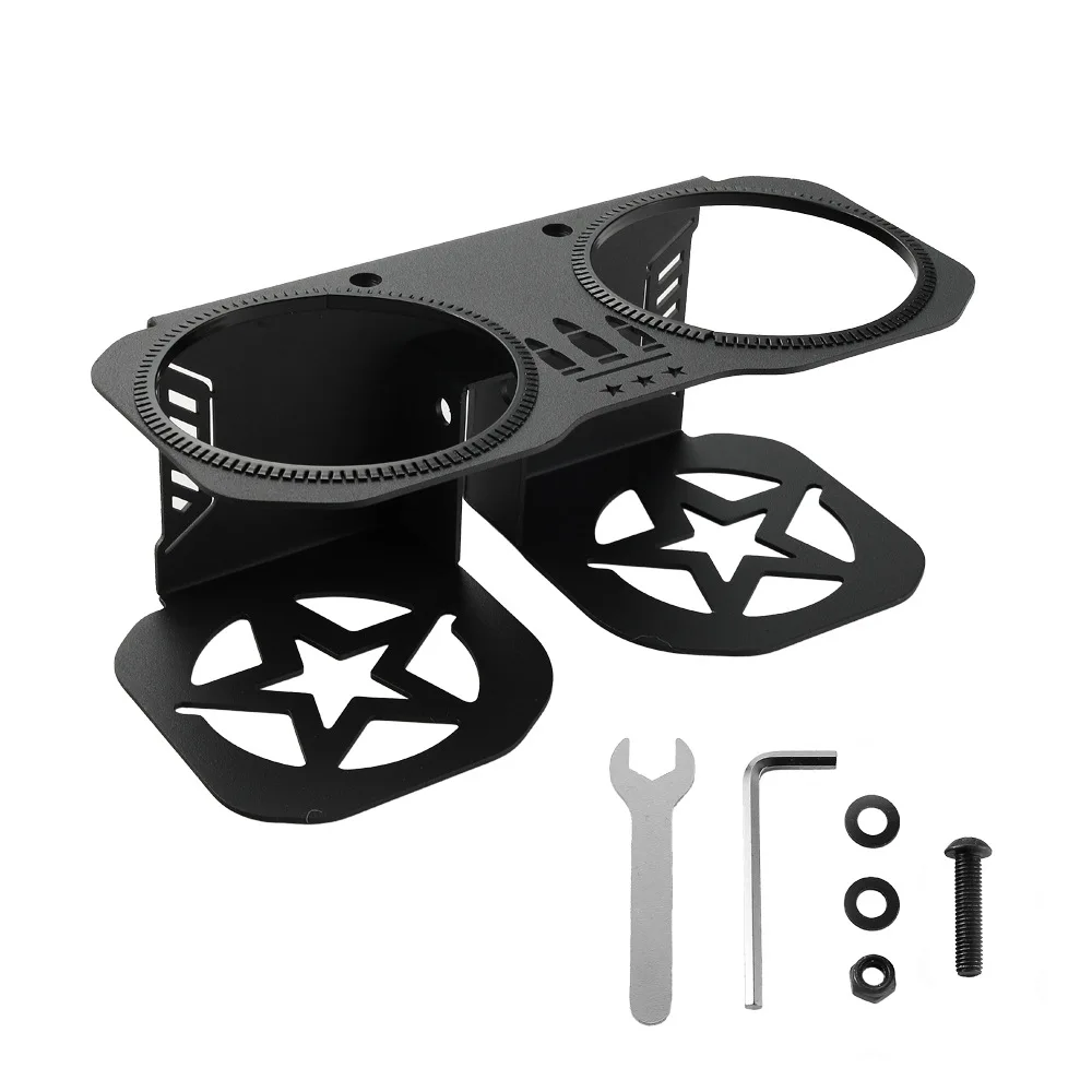 Grab Bar Cup Holder For Polaris RZR 1000/800/570/200 Fits Large Bottles 18-40oz Passenger Grab Handle Accessory