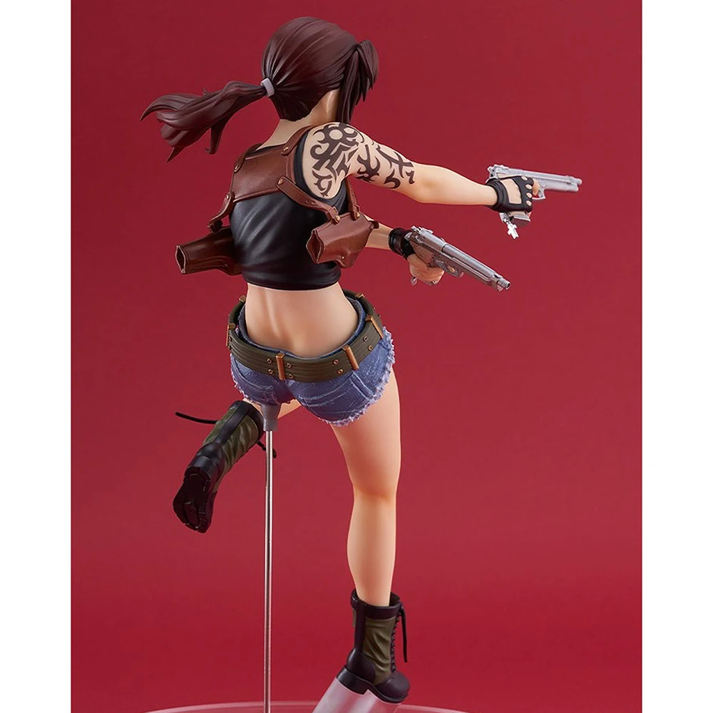 100% Original Good Smile Company Pop Up Parade Black Lagoon Revy L Model Decoration Collection Series Anime Figure view 6