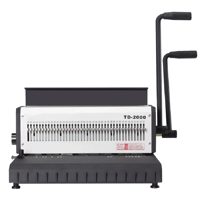 manual 40 holes book wire binding machine for office use