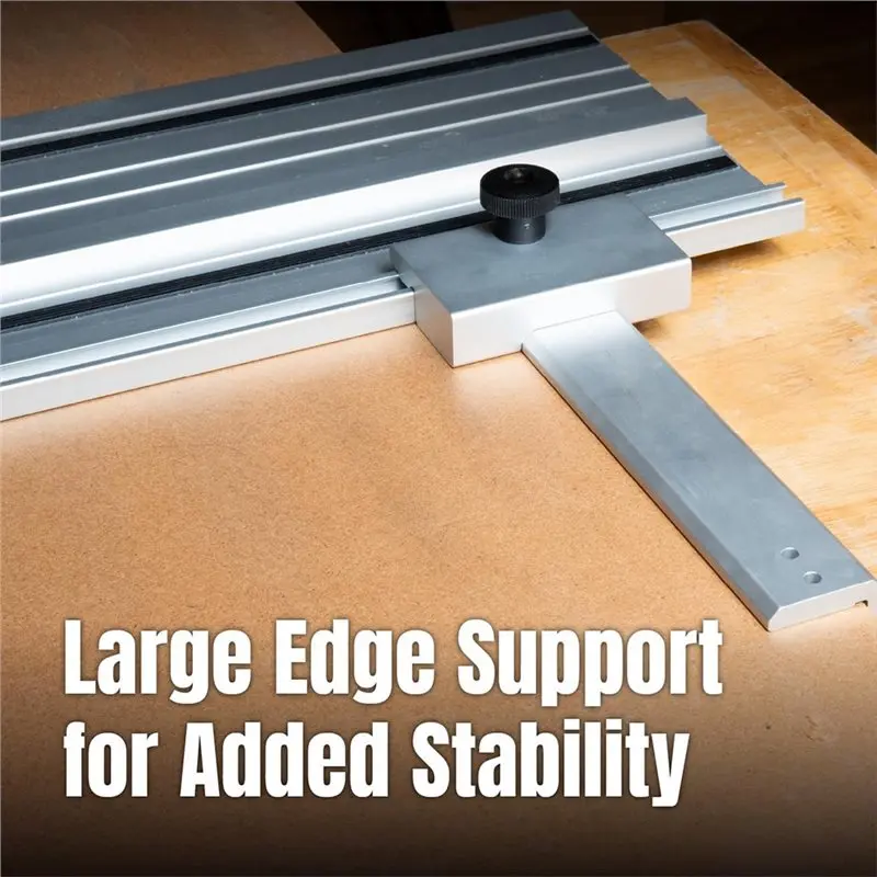 ABSJ-Track Saw Guide Rail لـ Festool قابل للتعديل 90 ° الزاوية اليمنى دليل السكك الحديدية مربع المنقلة #6