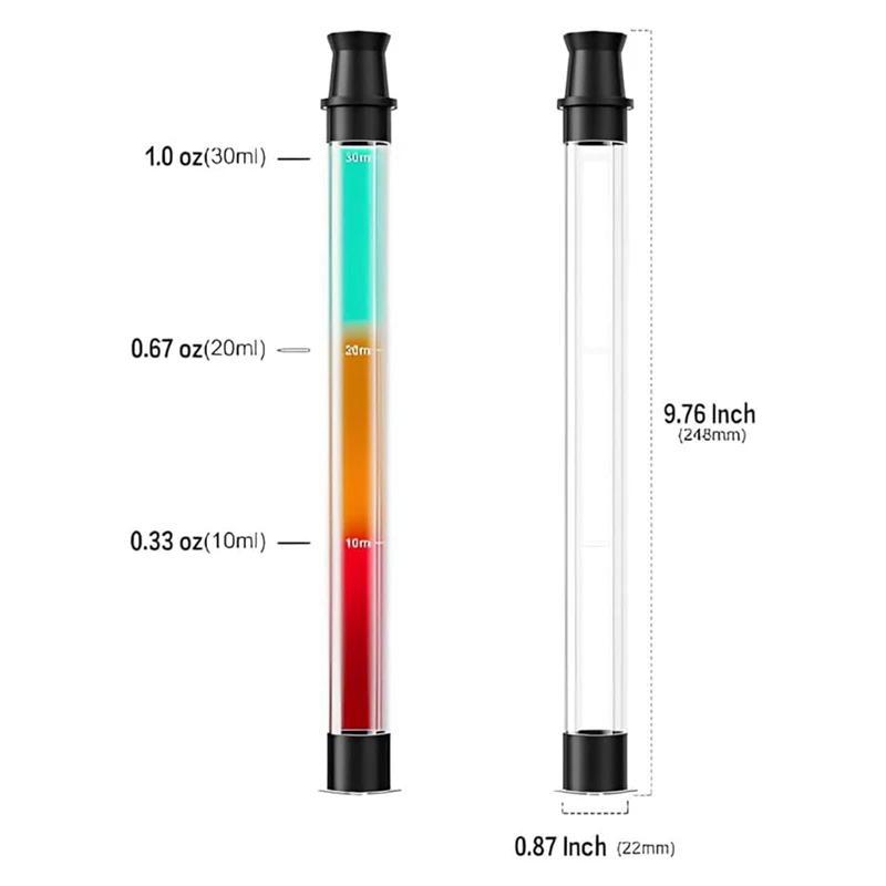 2Pcs Shot Straw, Shot Tube Holder Drinks Straw For Beach Pool, Parties, Fits All Standard Bottles, Tumbler