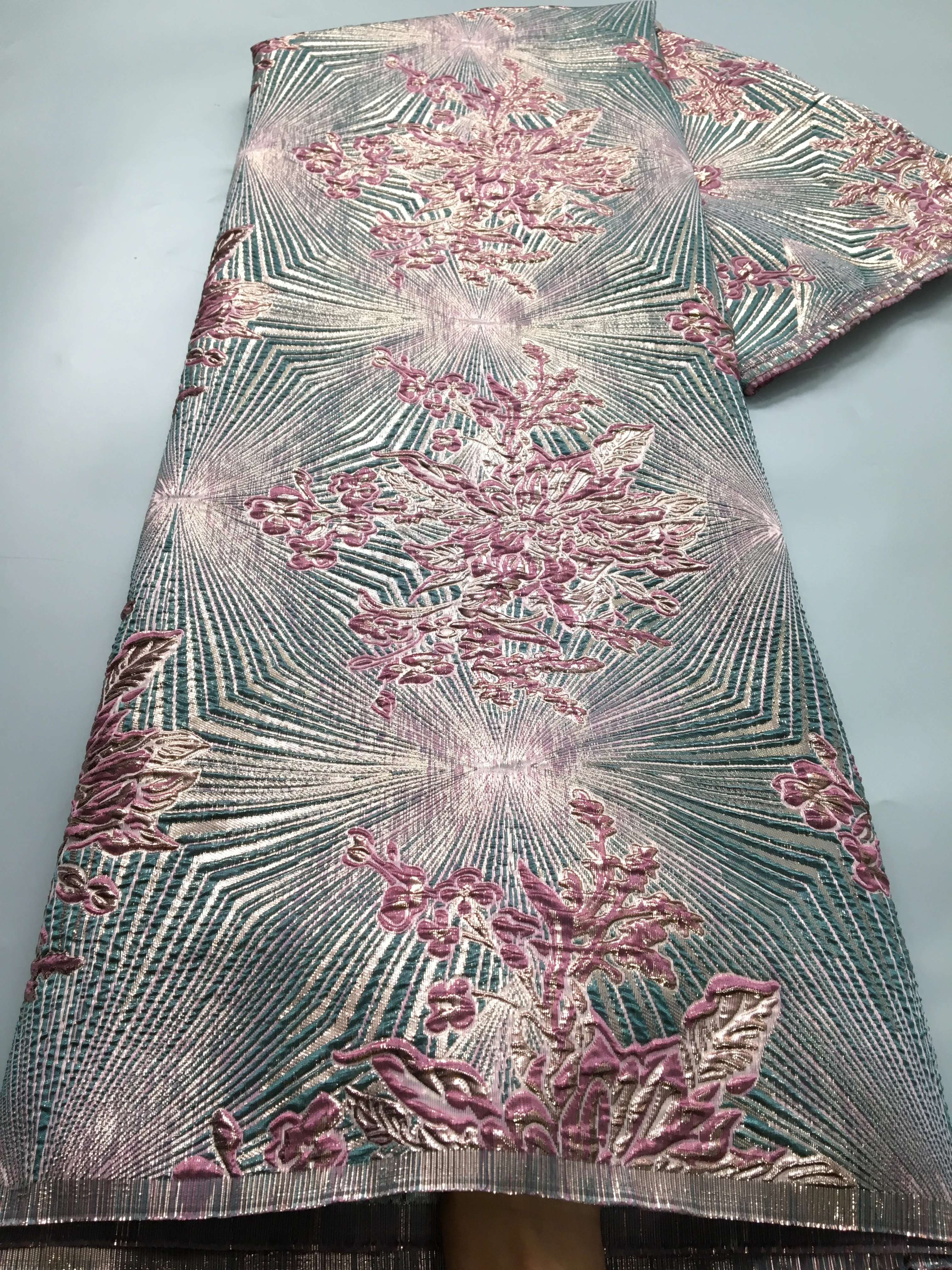 

SJD LACE French Brocade Lace Fabric 2025 High Quality African Lace Fabric Embroidery Jacquard Tissue For Women Wedding Party3466