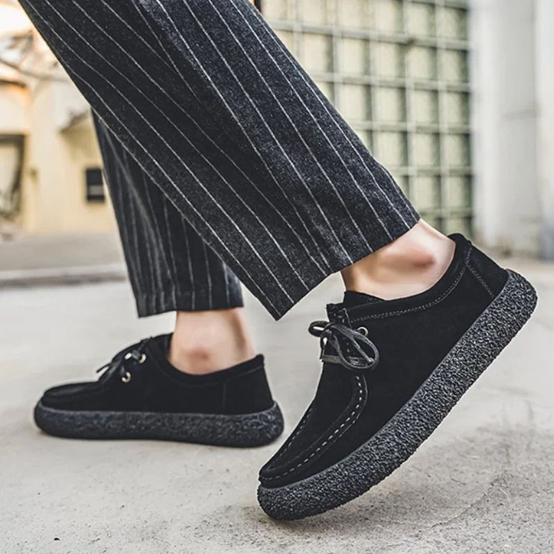 ربيع حذاء رجالي كاجوال الدانتيل متابعة المتسكعون مريحة أحذية قيادة الذكور لينة وحيد حذاء مبركن تنفس الرجعية حذاء رجالي #6