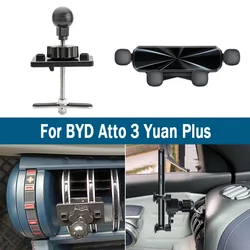 Car Phone Holder Mobile Cell Phone Support Air Outlet Clip Mount for BYD Atto 3 Yuan Plus 2022