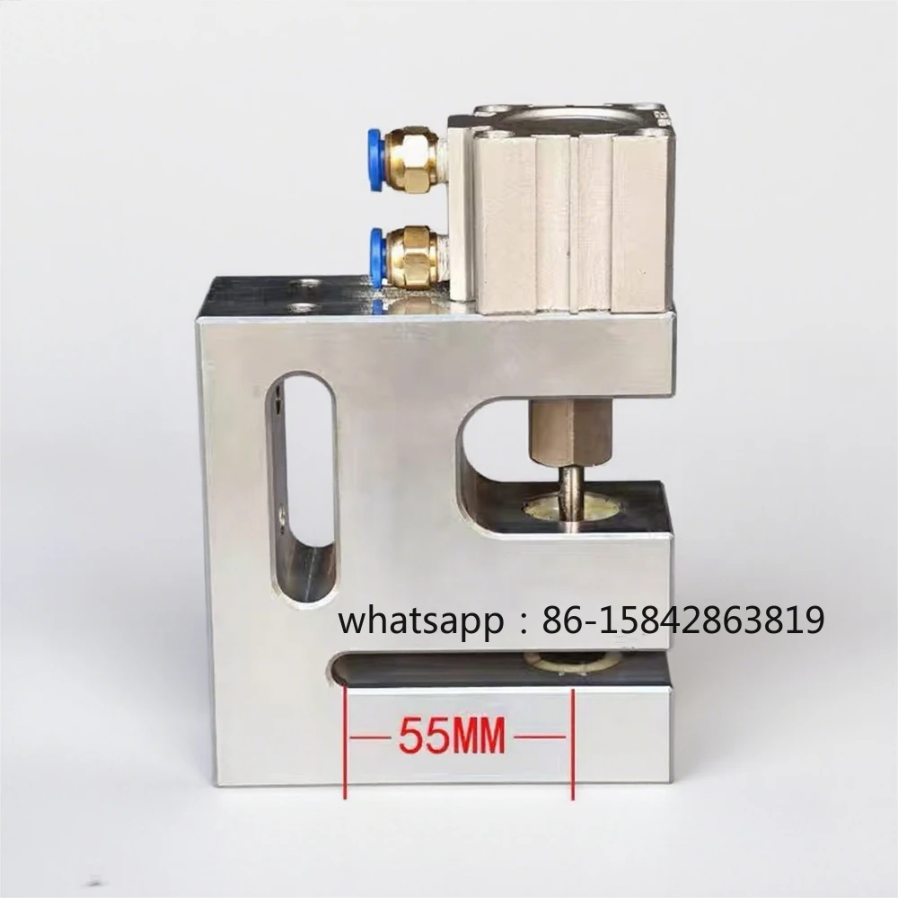 

1Pc Depth 55mm Series Pneumatic Hole Puncher For Bag Making Machine Round Hole Punching Suit PVC/PO/OPP/PE/CPE/PPE Materials