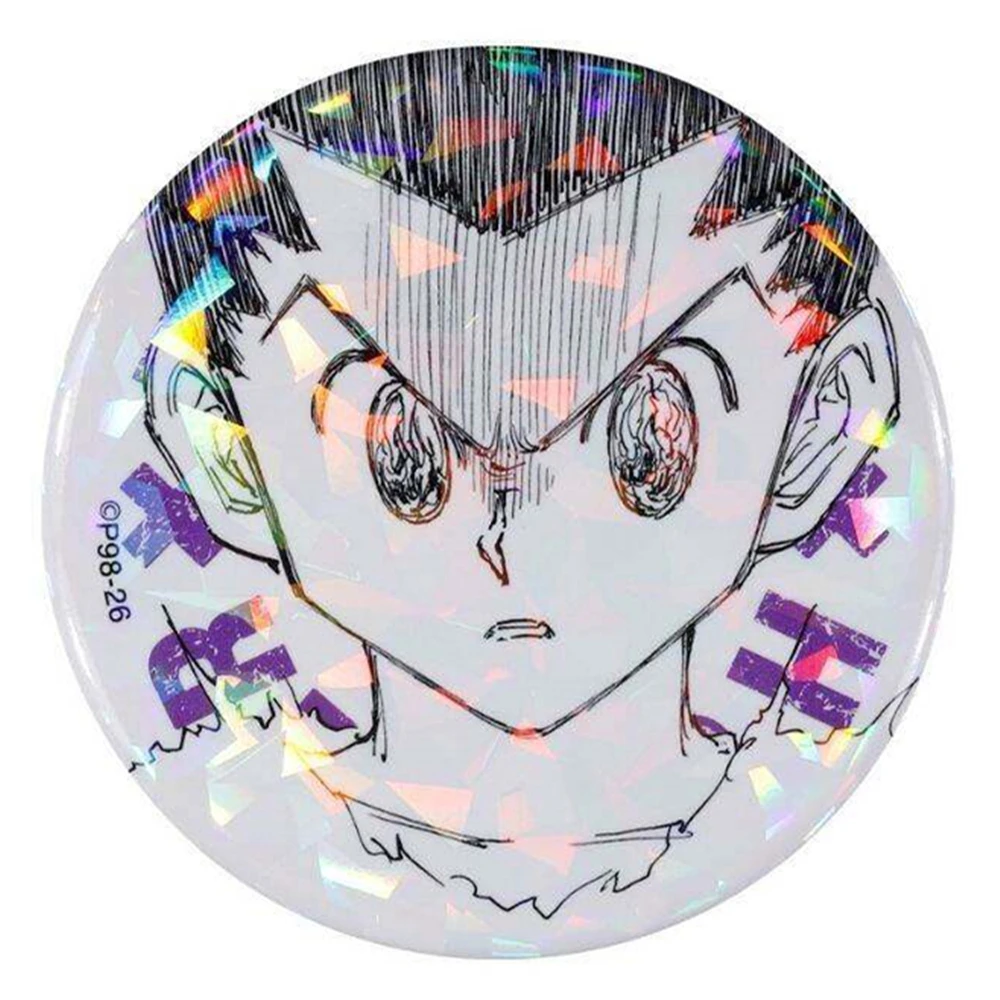 58mm Anime HUNTER×HUNTER HxH Gon Freecss‌ Killua Zoldyck Cosplay COSTUME Badge Pin SPTE Tinplate Brooch﻿ Prop Xmas Gilf