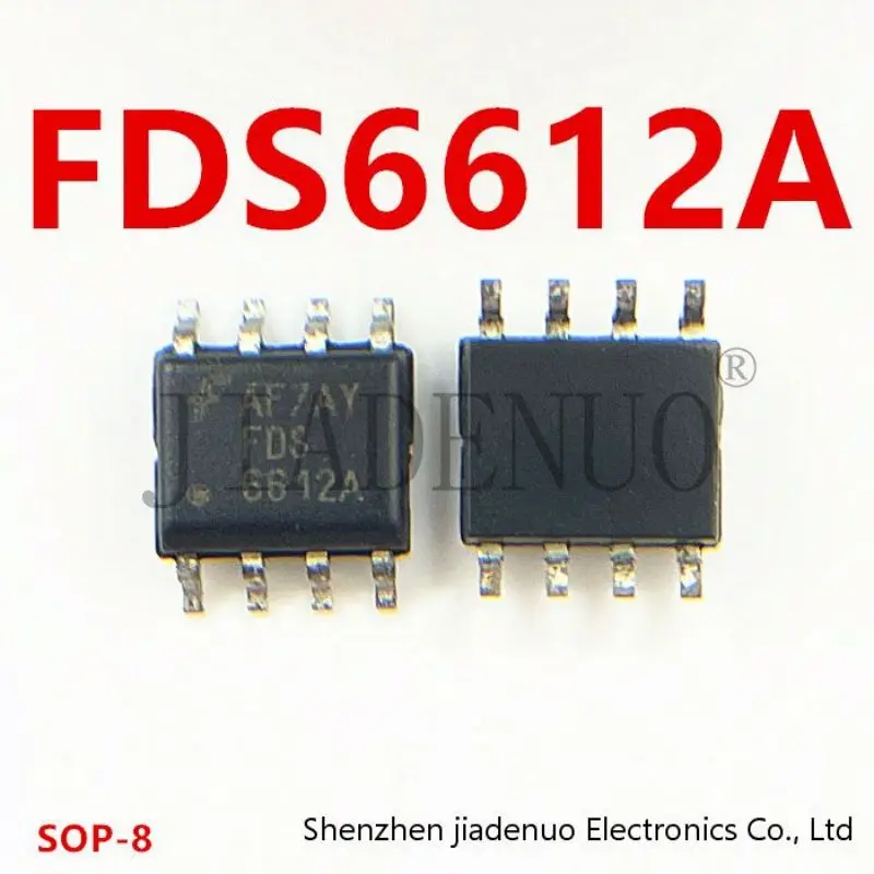 (5-10pcs)100% New FDS6612A 6612A SOP-8 logic MOS FET chipset