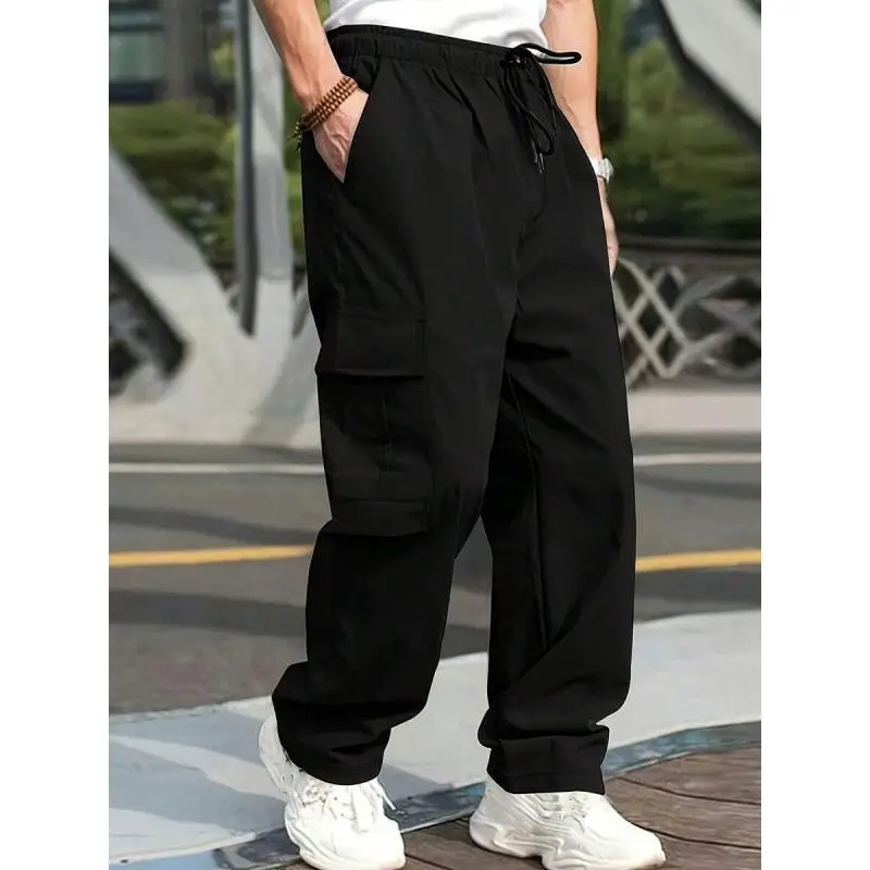 Loose Work Pants Men's Casual Loose Fit Trousers Comfortable Wide Leg Pants Winter Collection plus Size Clothing