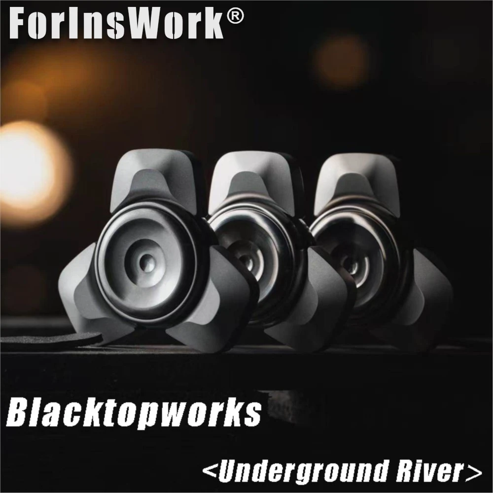 

Спиннер Blacktopworks Underground River для снятия стресса и тревоги, ручной спиннер, EDC-игрушка для офиса, дома и улицы