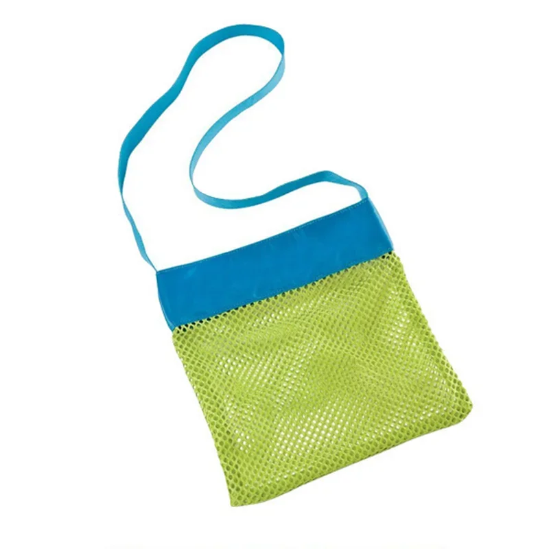 Kinderen Extra Grote Strand Mesh Speelgoed Tas Kinderen Opvouwbare Zand Weg Net Tote Outdoor Netto houder Waterdichte Doek Zand Speelgoed Opslag