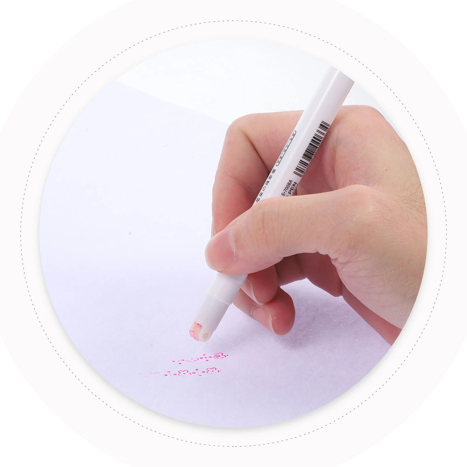 

3pcs Marker Pens Highlighter Set Notes Book Journaling Coloring Roller Pen Kawaii School Supplies Decorative Pens Art Design