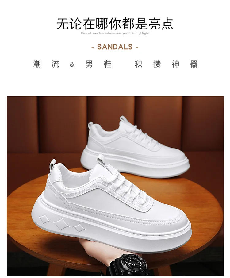 Lässige Sneaker 2026: Vielseitige Low-Top Herren-Sneaker, Bequeme und Trendige Outdoor-Laufschuhe mit Dicker Sohle – Detail 3